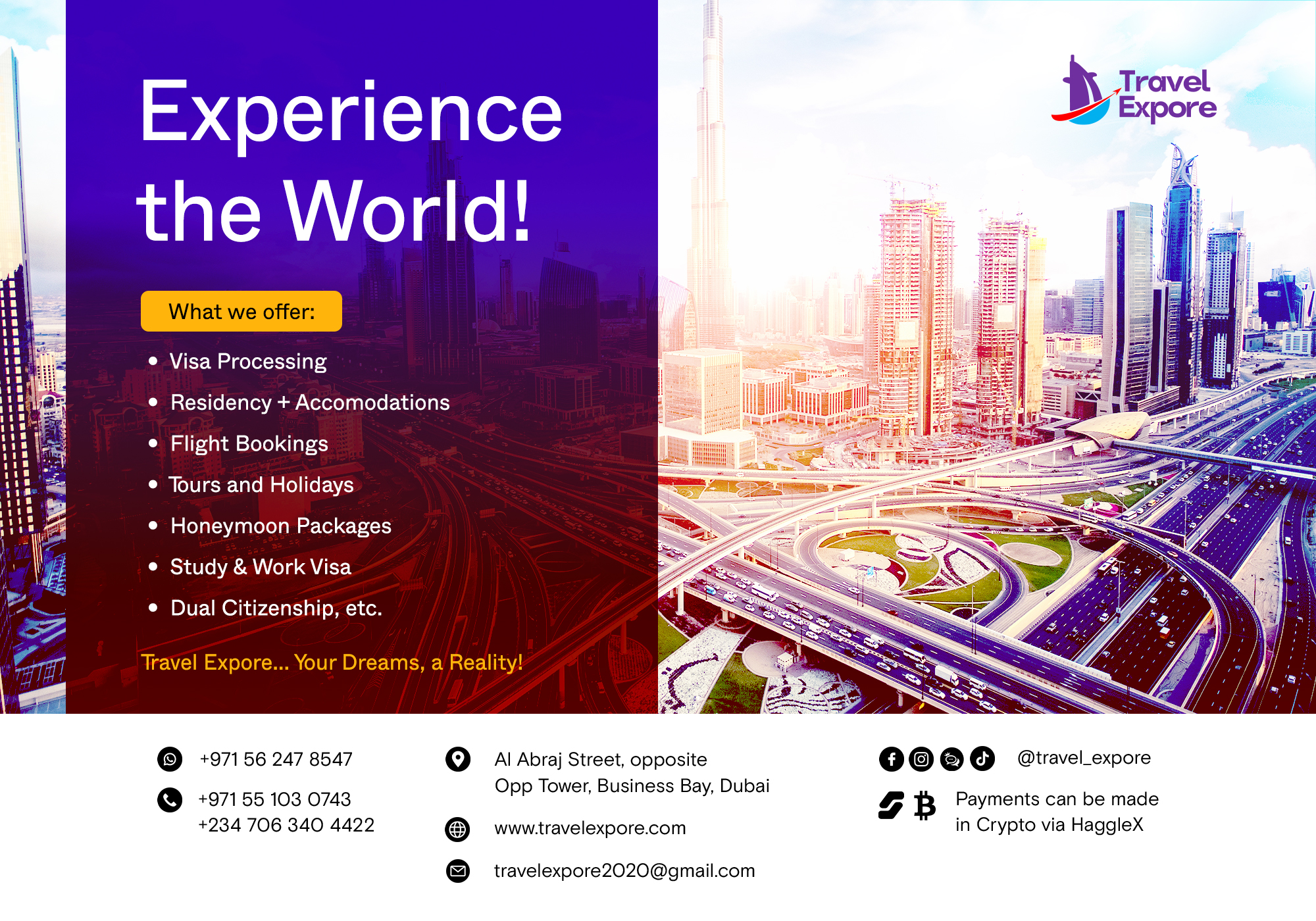 Travel Expore flyer