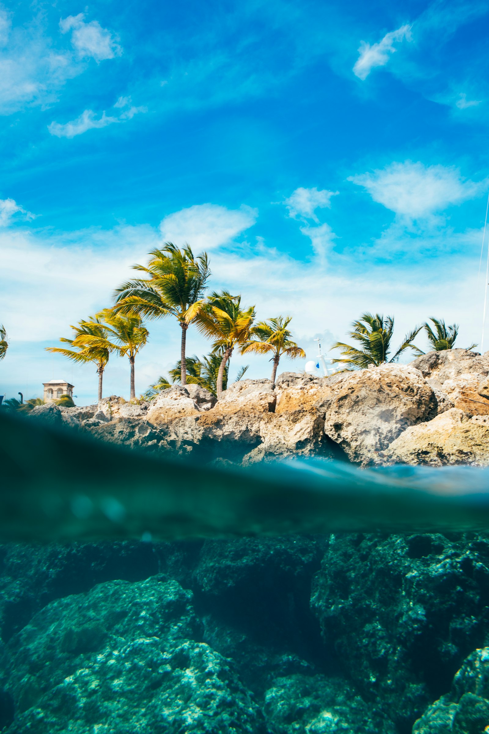 Caribbean visa-free islands — turquoise beach