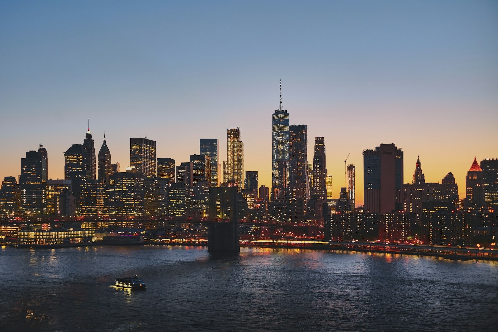 US expedited visa interview fee — New York city skyline