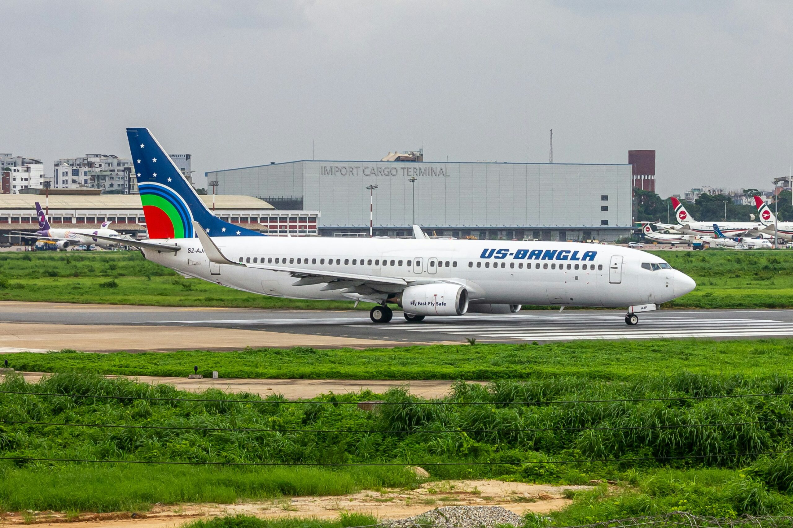 A jetliner on an airport runway, illustrating the aviation-adjacent tensions around the EU sanctions Russia extension