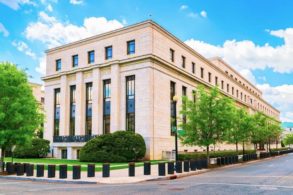 The Federal Reserve building in Washington, site of the Fed September rate decision