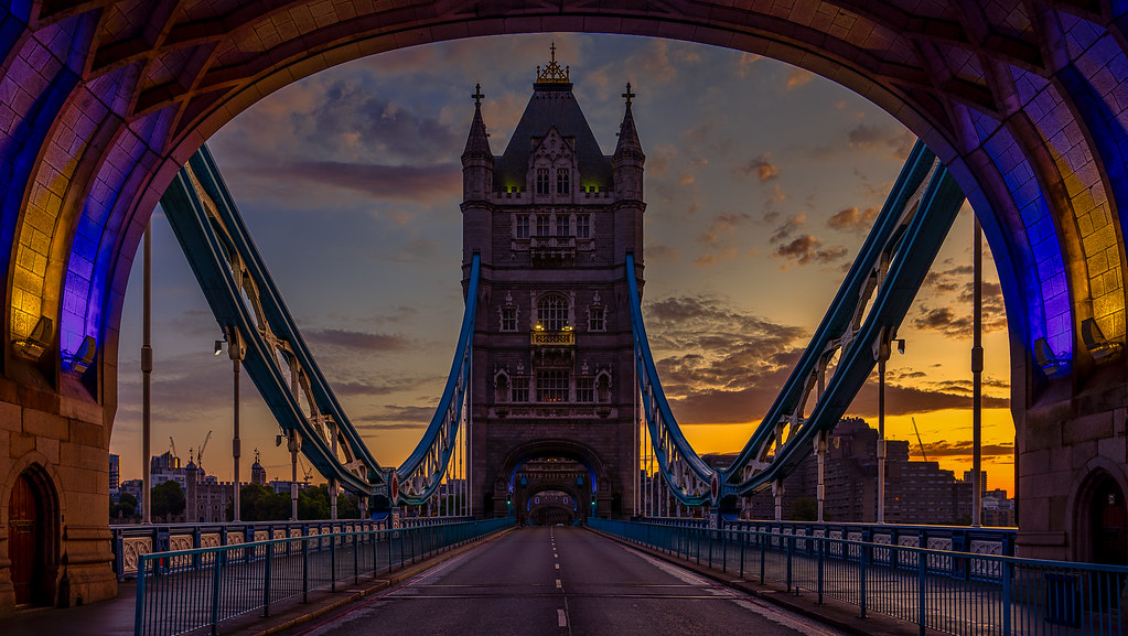 Tower Bridge in London marking the timetable for UK immigration rules changes