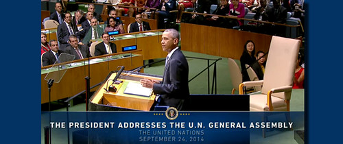 UN General Assembly Guterres session hall at UN headquarters