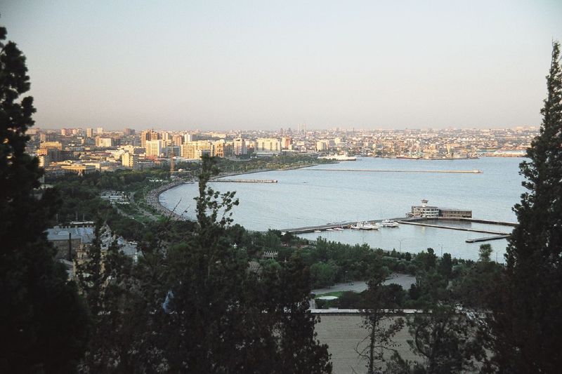 Baku skyline tied to the Azerbaijan digital nomad visa