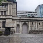 Bank of Japan headquarters building, site of the Bank of Japan rate hold decision