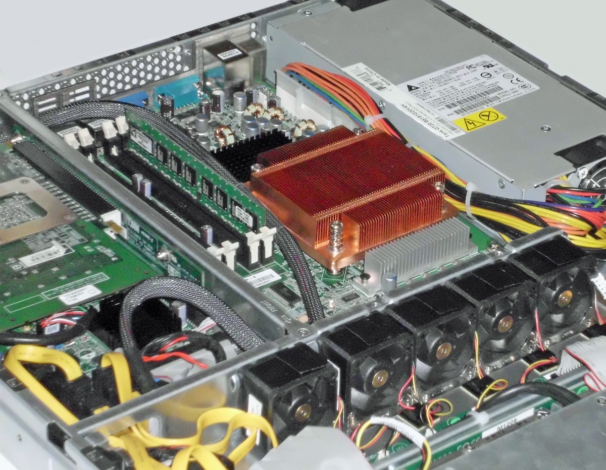 Server cooling hardware inside a rack, part of the NVIDIA AI factory deployment system