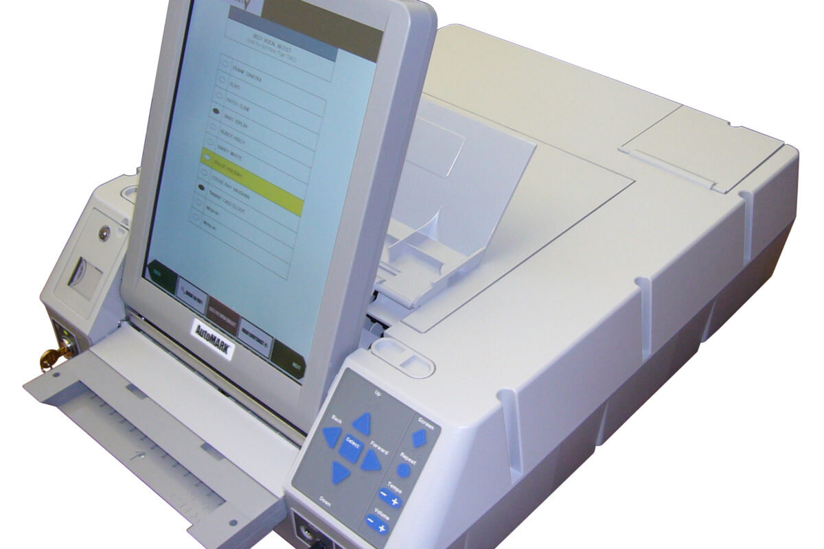 Palestinian legislative elections - voting machine