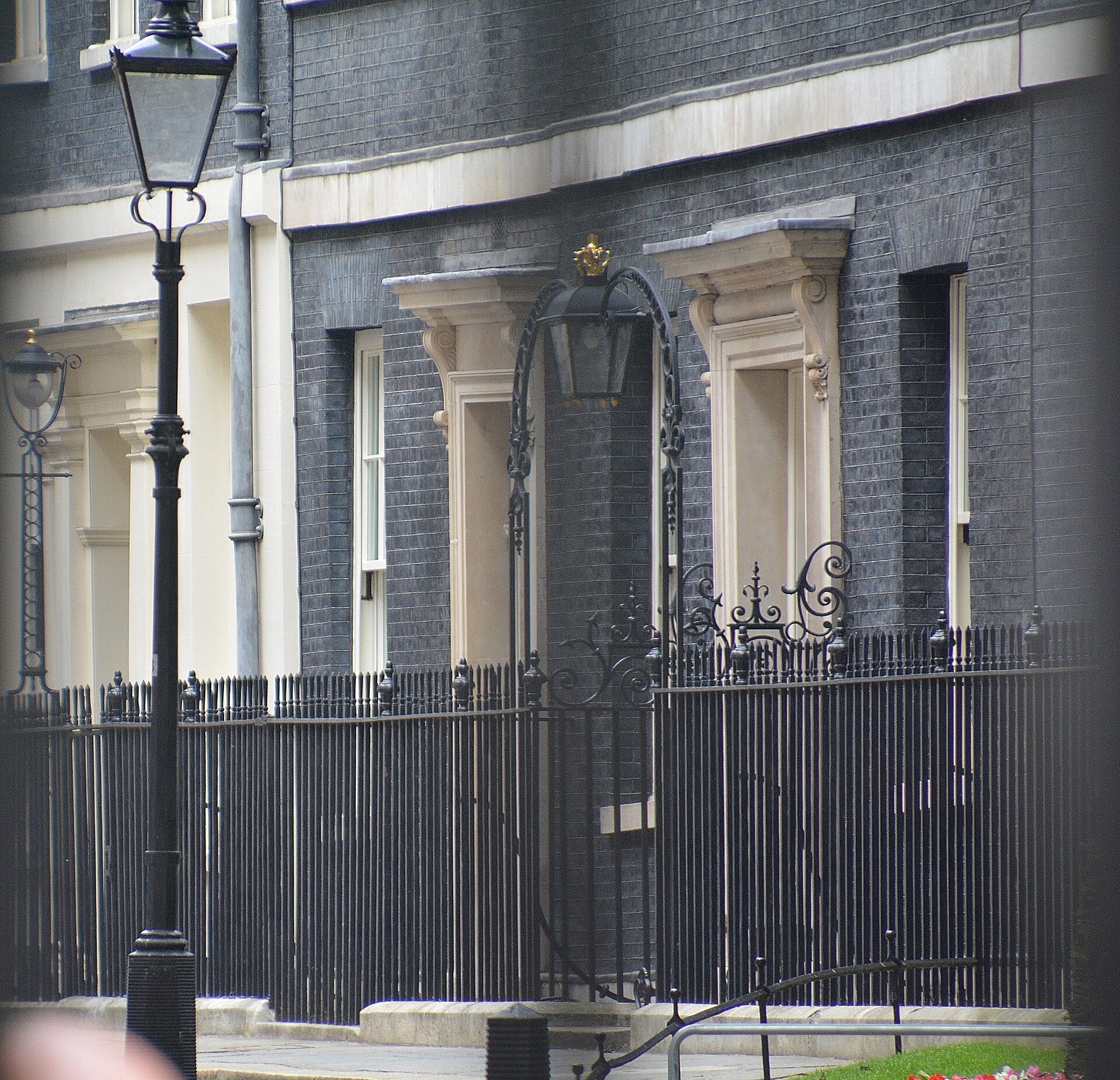 Downing Street in London before the UK EU summit migration agenda